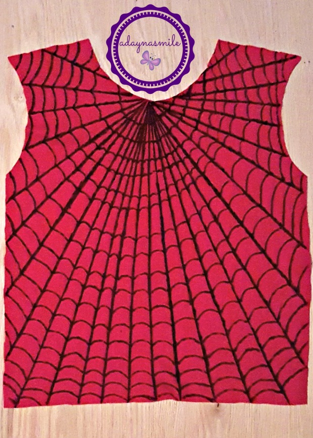 Spiderman front webs
